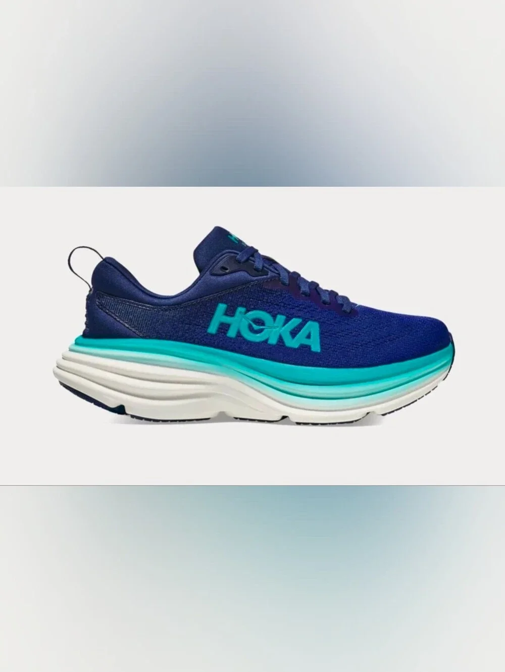 Hoka  Bondi 8 Women's  Bellwether Blue / Bluing  Size 7.5B